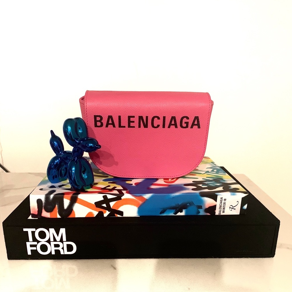 Balenciaga Logo Ville Day Small Crossbody